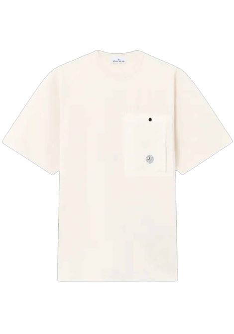 t-shirt 2100004 uomo avorio STONE ISLAND | L1S15 2100004 S0115V0093